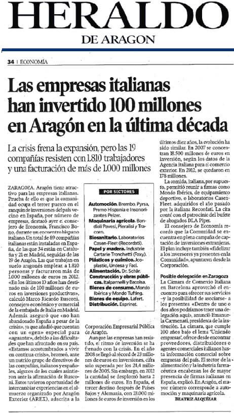 Artículo del 30 de abril de 2014